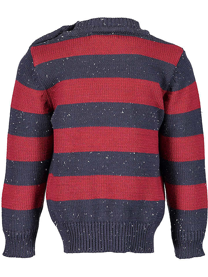Blue Seven Pullover in Rot/ Dunkelblau günstig kaufen 68
