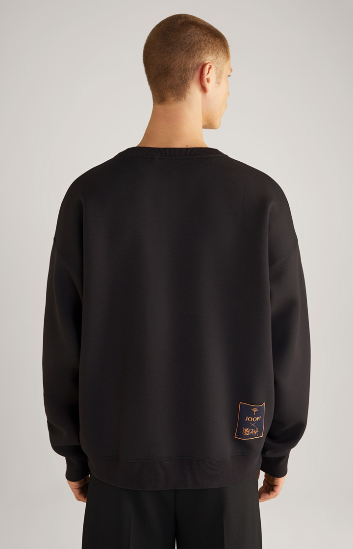 Unisex-Sweatshirt in Schwarz