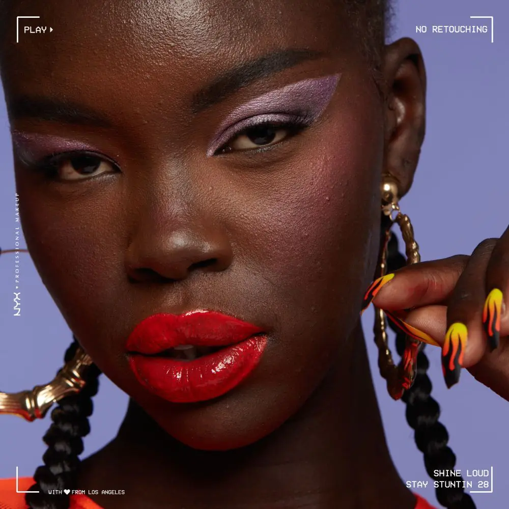 NYX Shine Loud Double-Ended Stay Stuntin кармин