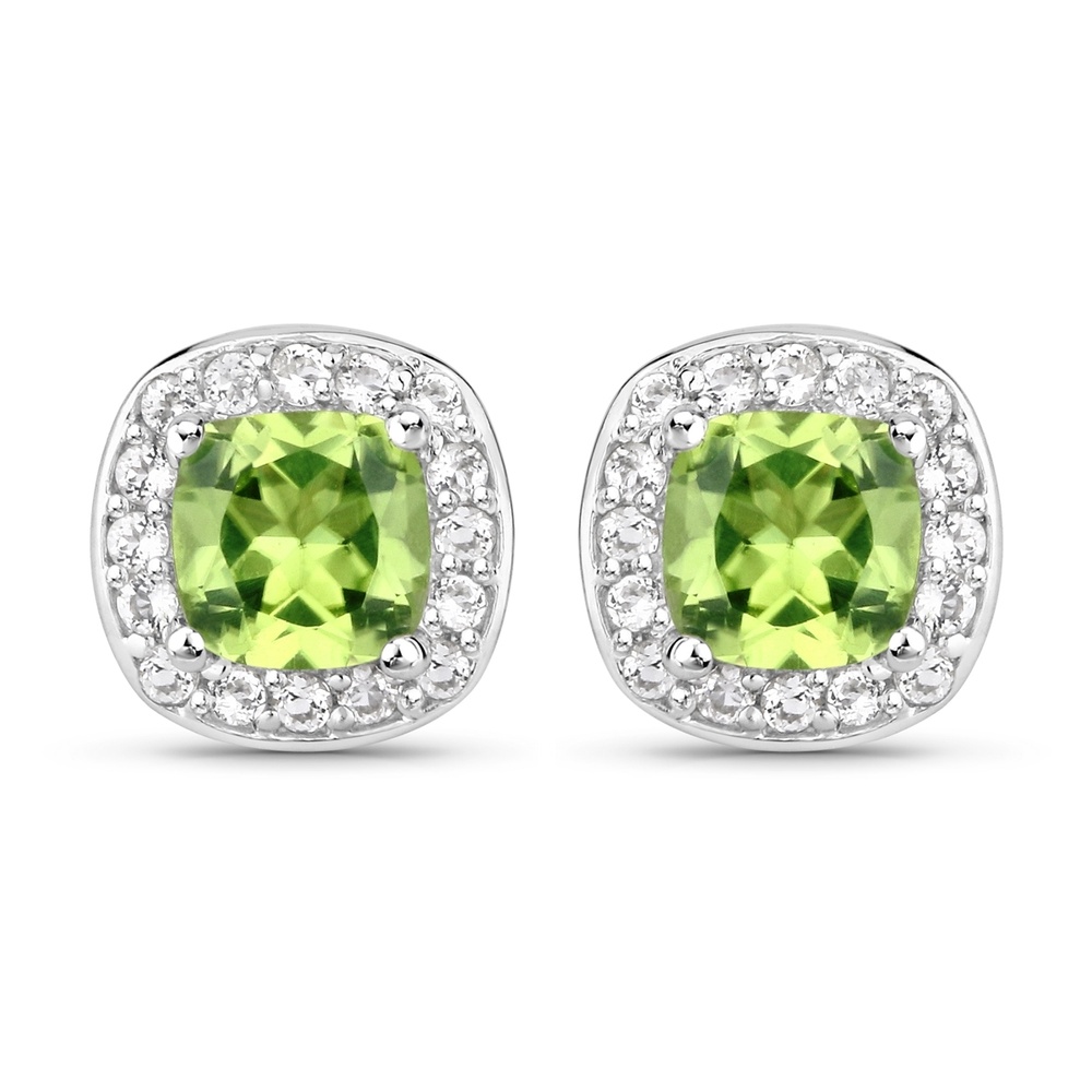 Rafaela Donata Boucles doreilles Argent sterling Vert en Argent Bijoux