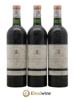 Château Pape Clément Cru Classé de Graves  2002 - Lot de 3 Bouteilles