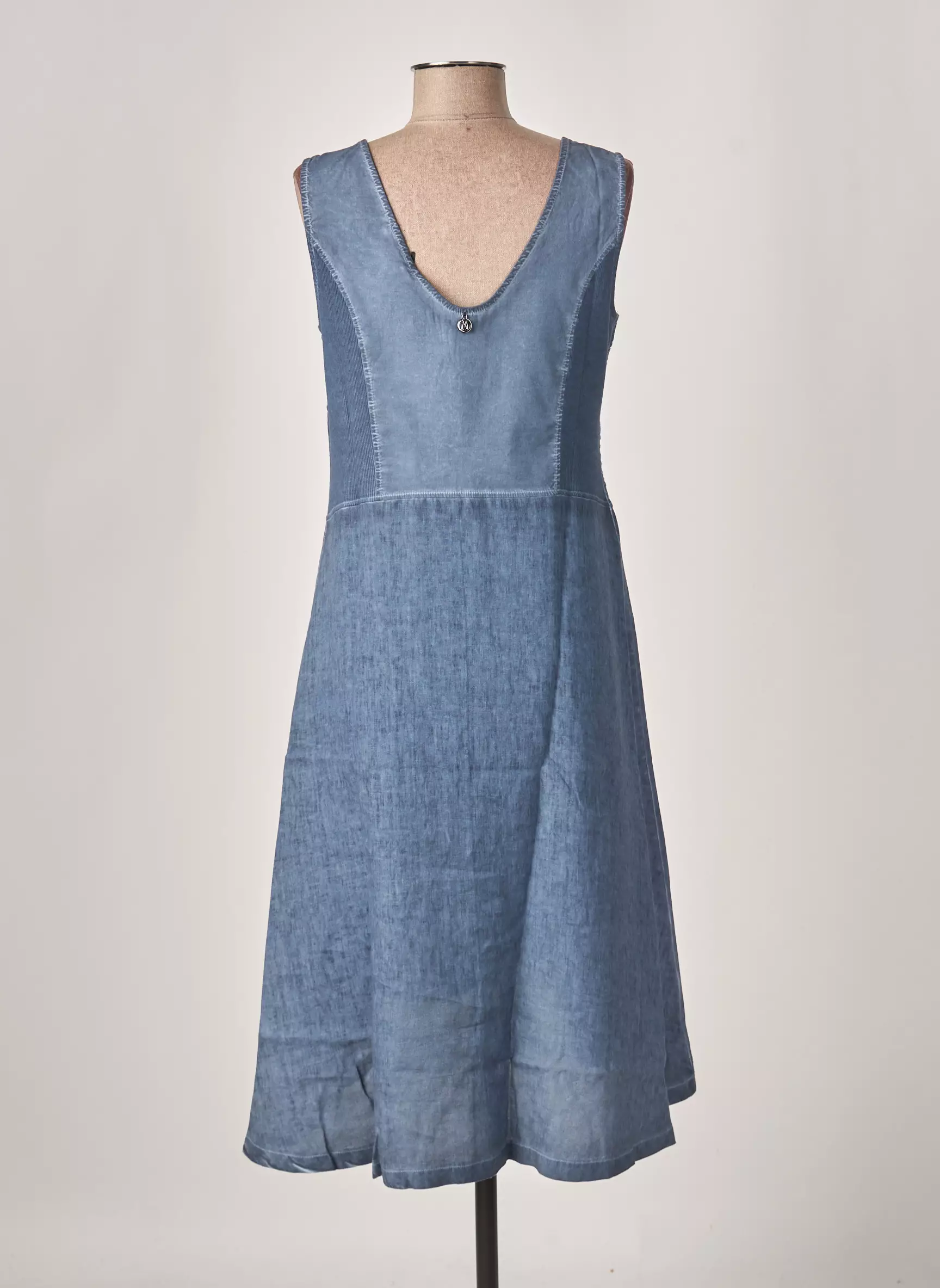 Maloka Robes Mi Longues Femme couleur bleu