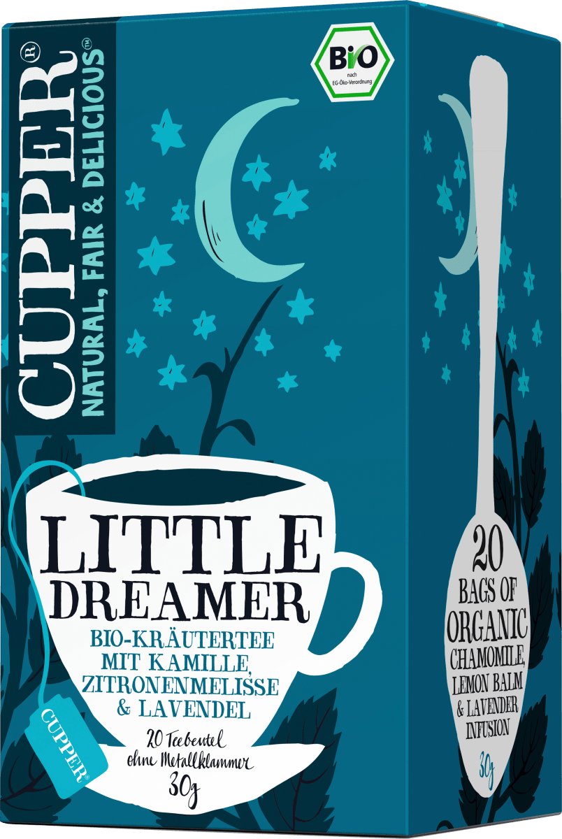 Kräutertee \Little Dreamer\ mit Kamille, Zitronengras, Lavendel (20 Beutel), 30 g
