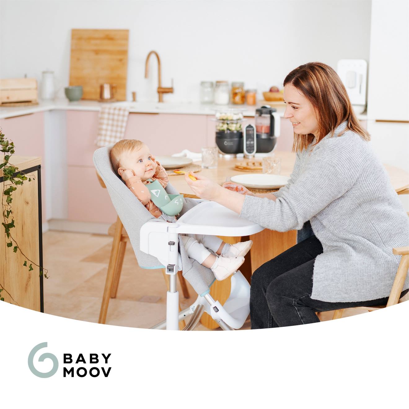 Babymoov Multifunktions-Dampfgarer NUTRIBABY+ BABYMOOV - grün
