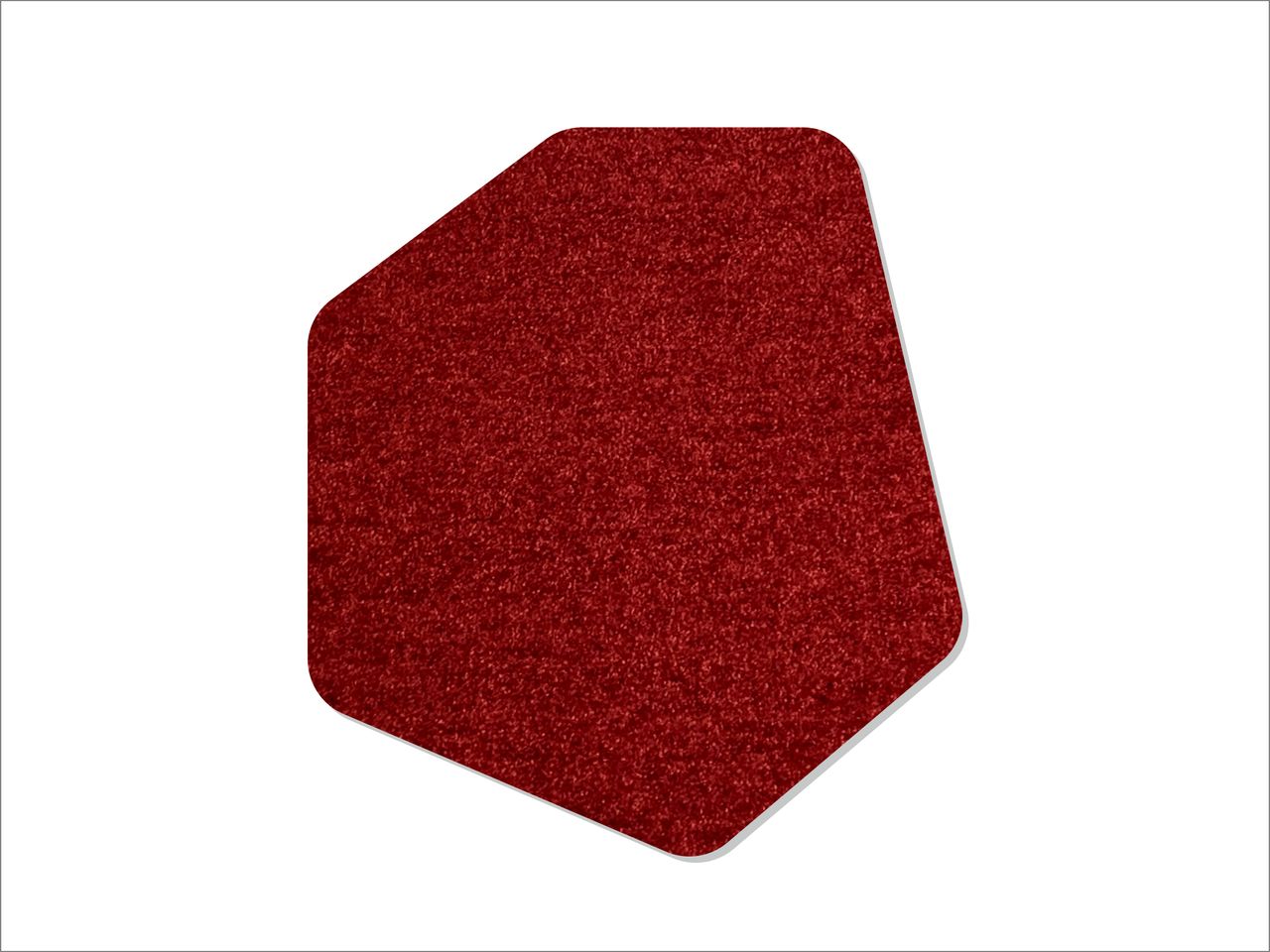 Keilbach Designprodukte Keilbach Schuhabstreifer, 82 x 74 cm, rot