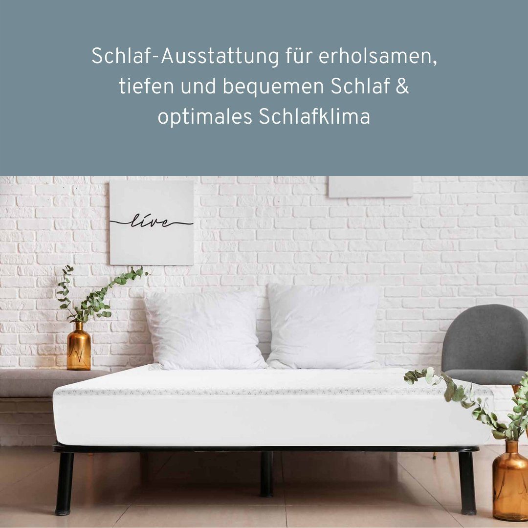 Matratzenschoner EaZzzy Matratzenschoner 70*160*38 cm Genius, 38 cm Höhe, wasserdichte Matratzenauflage für Matratzen & Topper, besonders weich, atmungsaktiv und geräuschlos