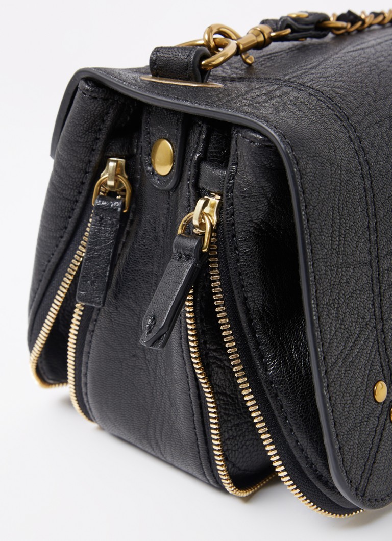 Crossbody kabelka z kozí kůže Jérôme Dreyfuss Bobi