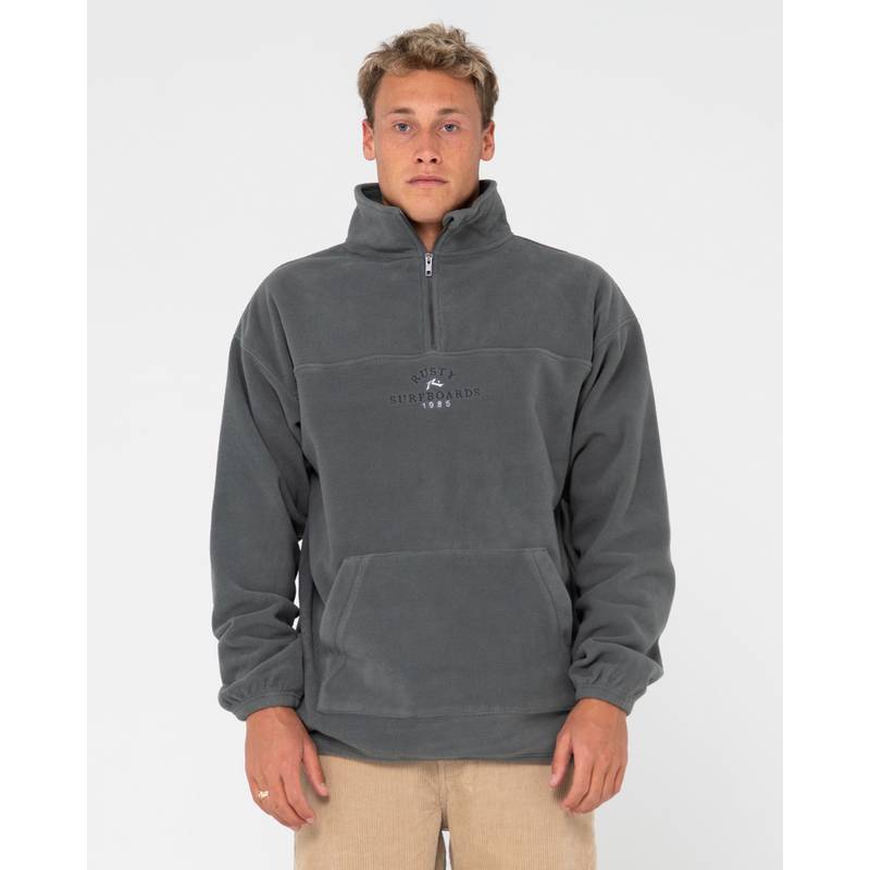 RUSTY MIDDLE SECTION CREW POLAR FLEECE Fleecepullover Herren