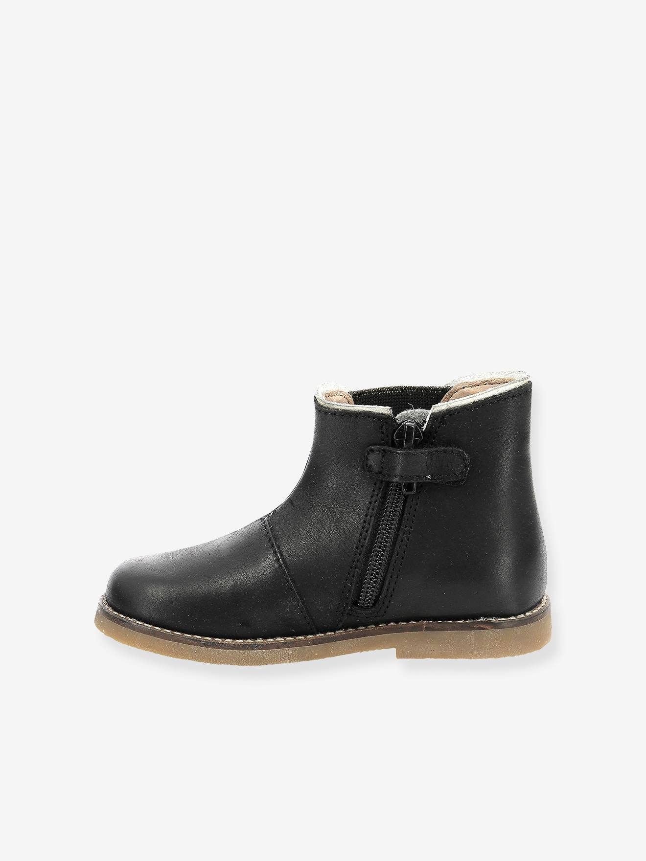 Boots en cuir fille Sarmille ASTER® bordeaux
