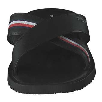 Tommy Hilfiger Criss Cross Mix Sandal in schwarz