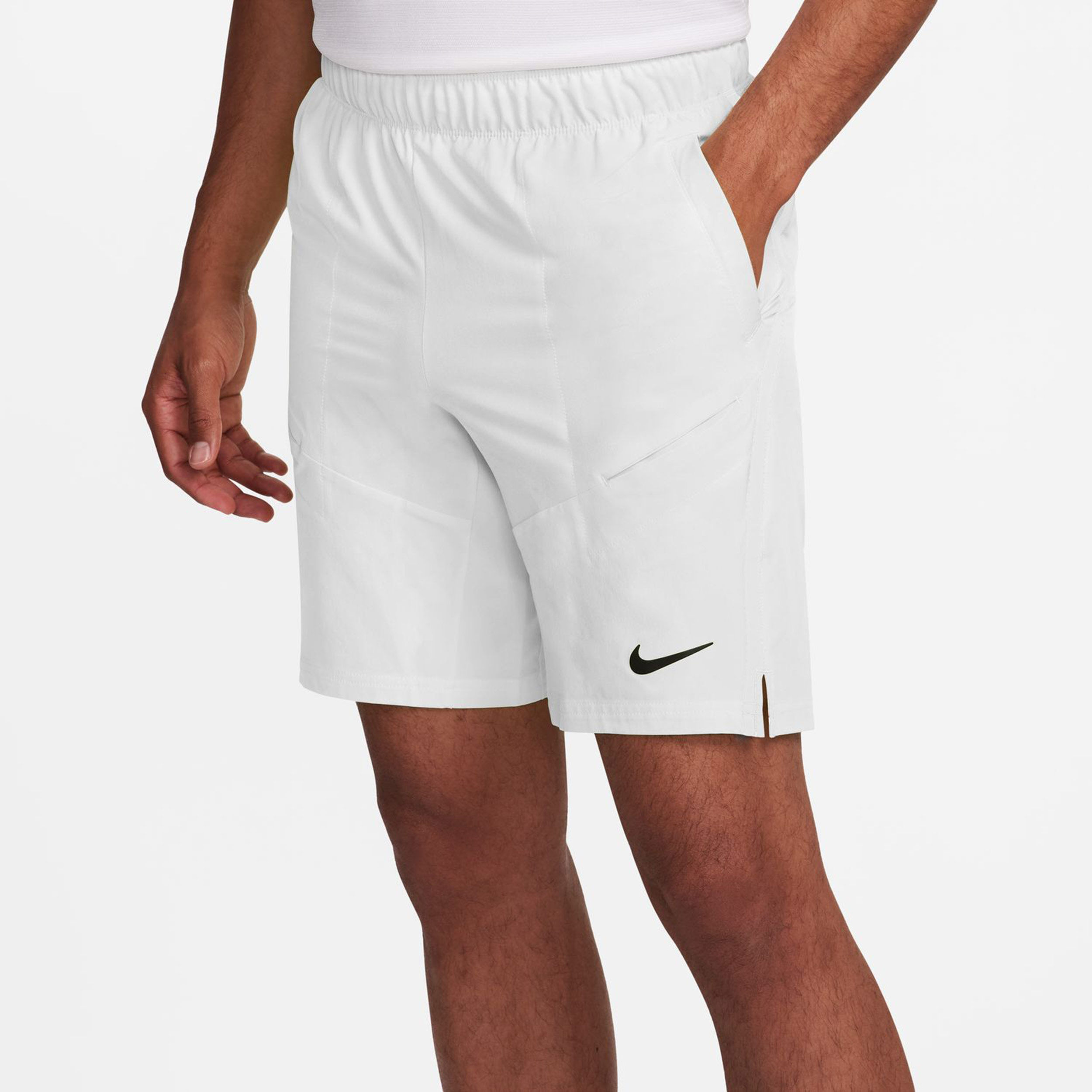 Court Dri-Fit Advantage 9in Shorts Herren - Weiß