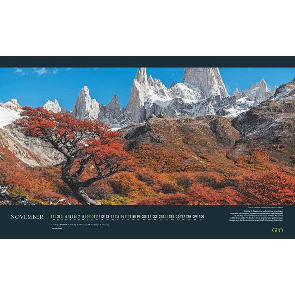 GEO: SEHNSUCHTSORTE 2024 - WAND-KALENDER - Kalender