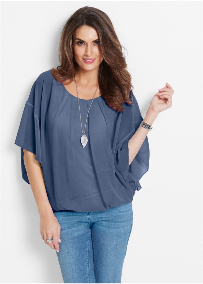 Bluse im Used-Look