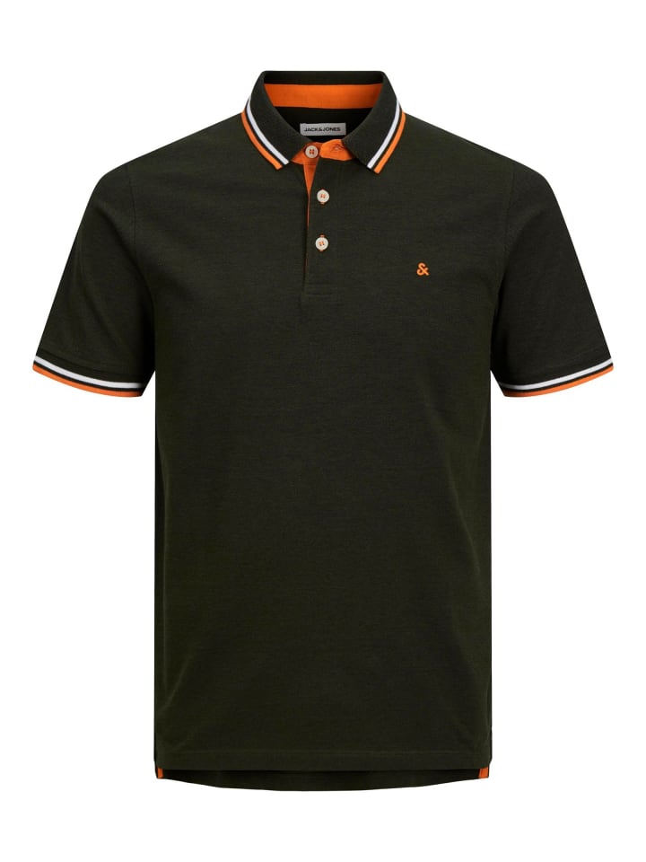JACK & JONES PLUS Poloshirt in Kombu Green günstig kaufen