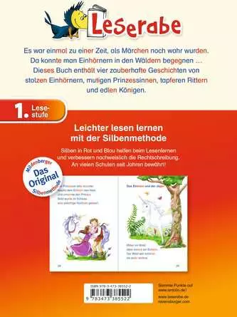 Leserabe mit Mildenberger Silbenmethode: Einhorngeschichten