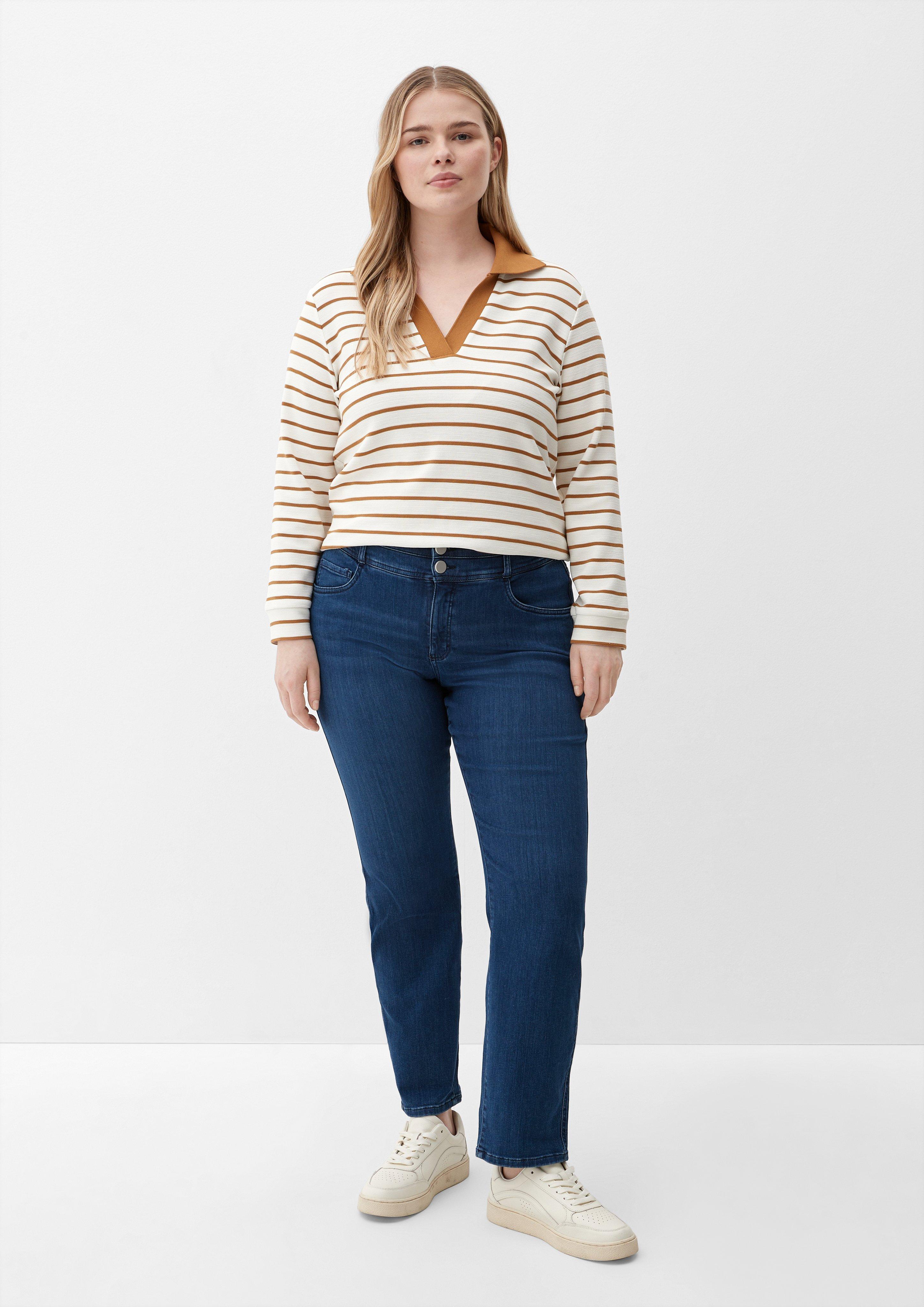 Jeans / Slim Fit / Mid Rise / Slim Leg / doppelter Bund  2129658-56Z5
