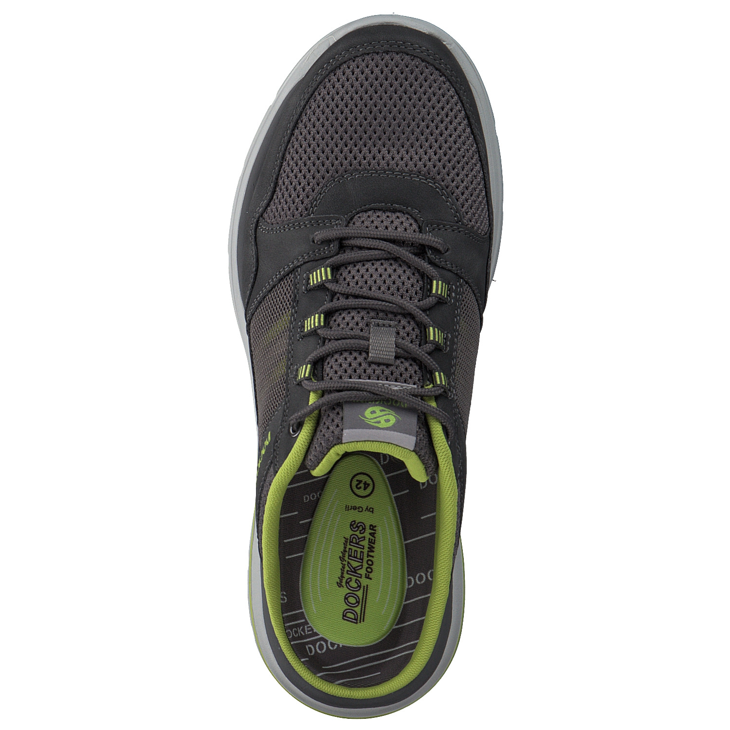 Dockers 46BN002, Slip-On-Sneaker, Herren, Grau (Dunkelgrau)
