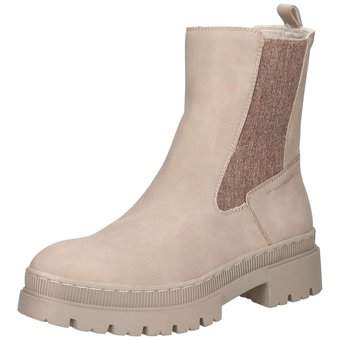 Tom Tailor Chelsea Boots in beige