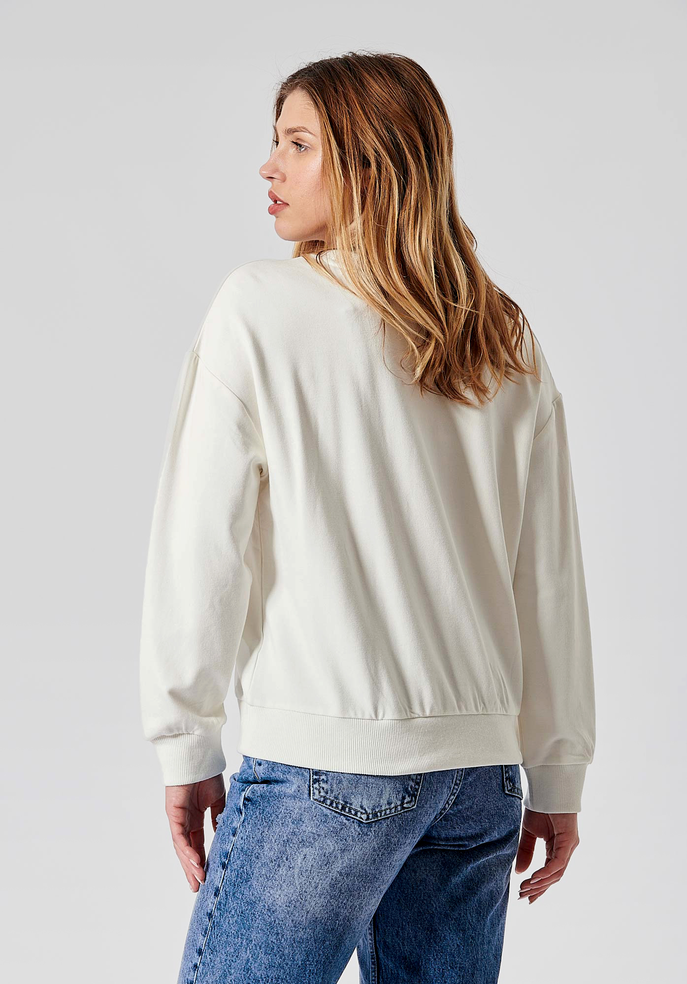 LISET  Sweat blanc femme