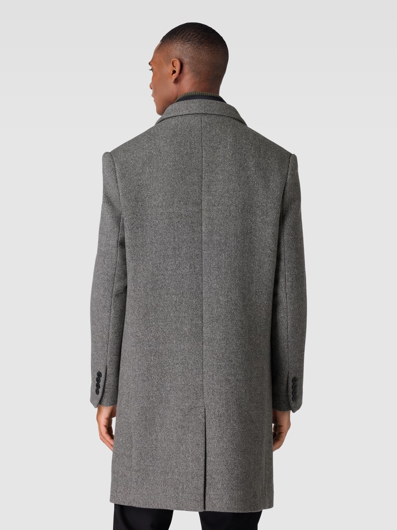 Mantel im Double-Layer-Look Modell 'JOSEPH' in mittelgrau