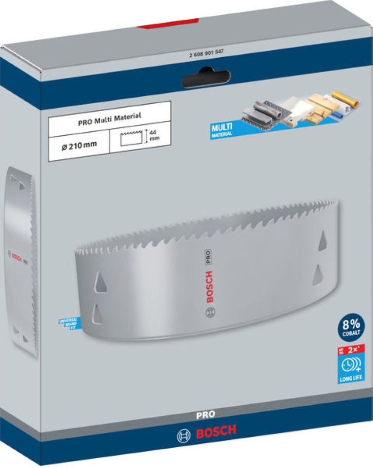 Príslušenstvo Bosch Blue Accessories 2608901547 PRO Multi Material dierová píla 210 mm so závitom