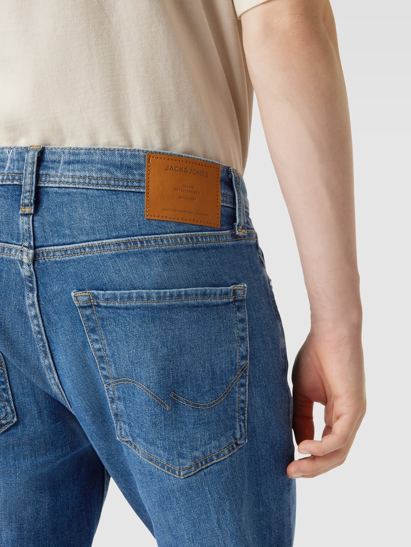 Jeans mit 5-Pocket-Design Modell 'CLARK' in jeans