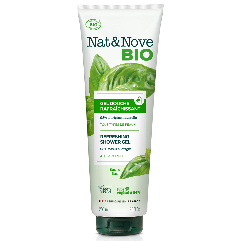Nat & Nove Bio Gel Douche Rafraîchissant certifié bio Gel Douche certifié bio / Tous types depeaux