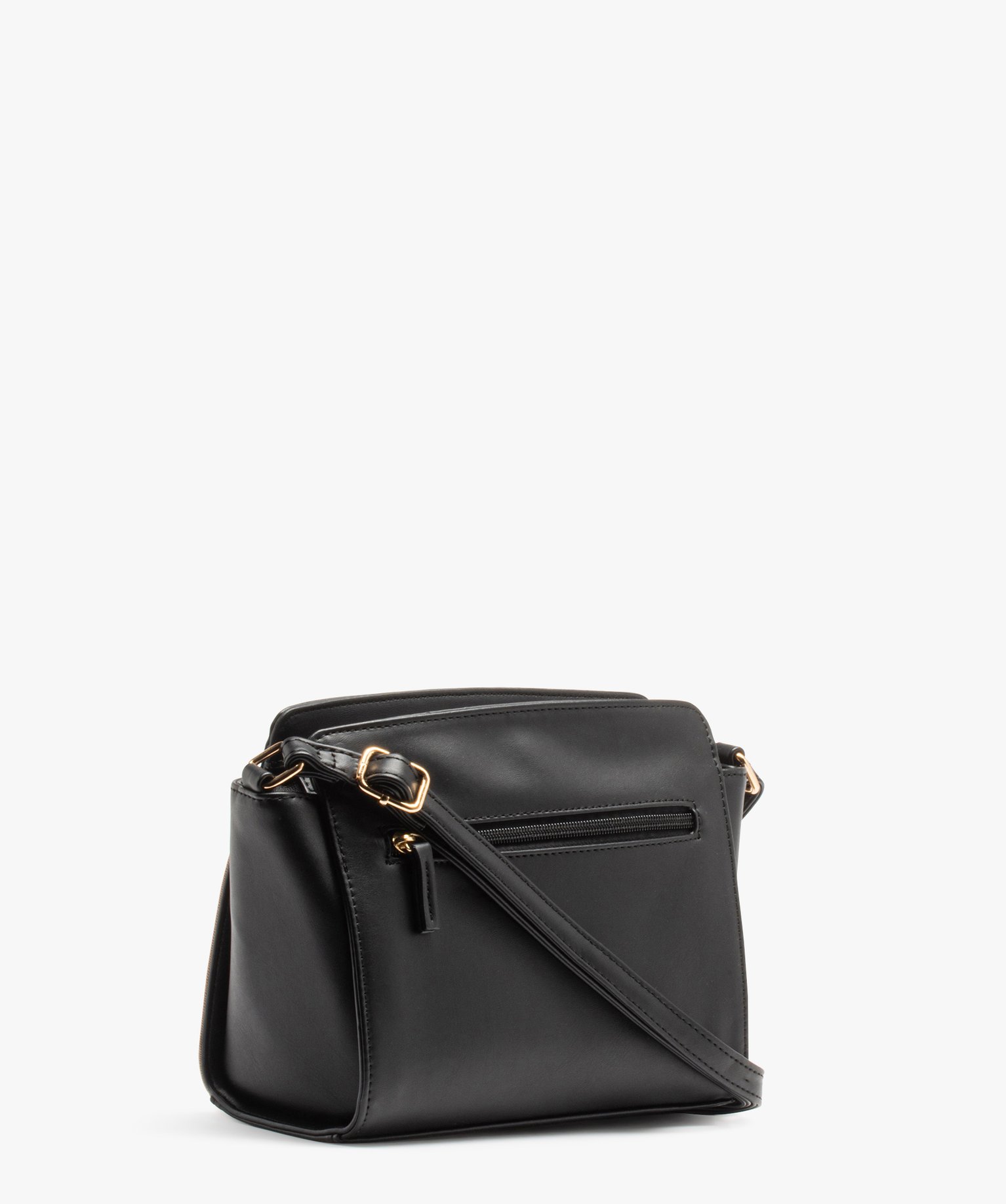 Sac besace bimatière femme noir | GEMO