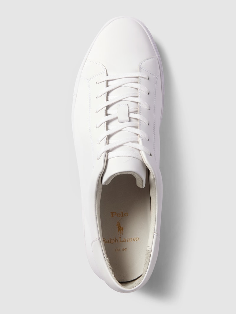 Sneaker aus Leder Modell 'JERMAIN II' in weiß