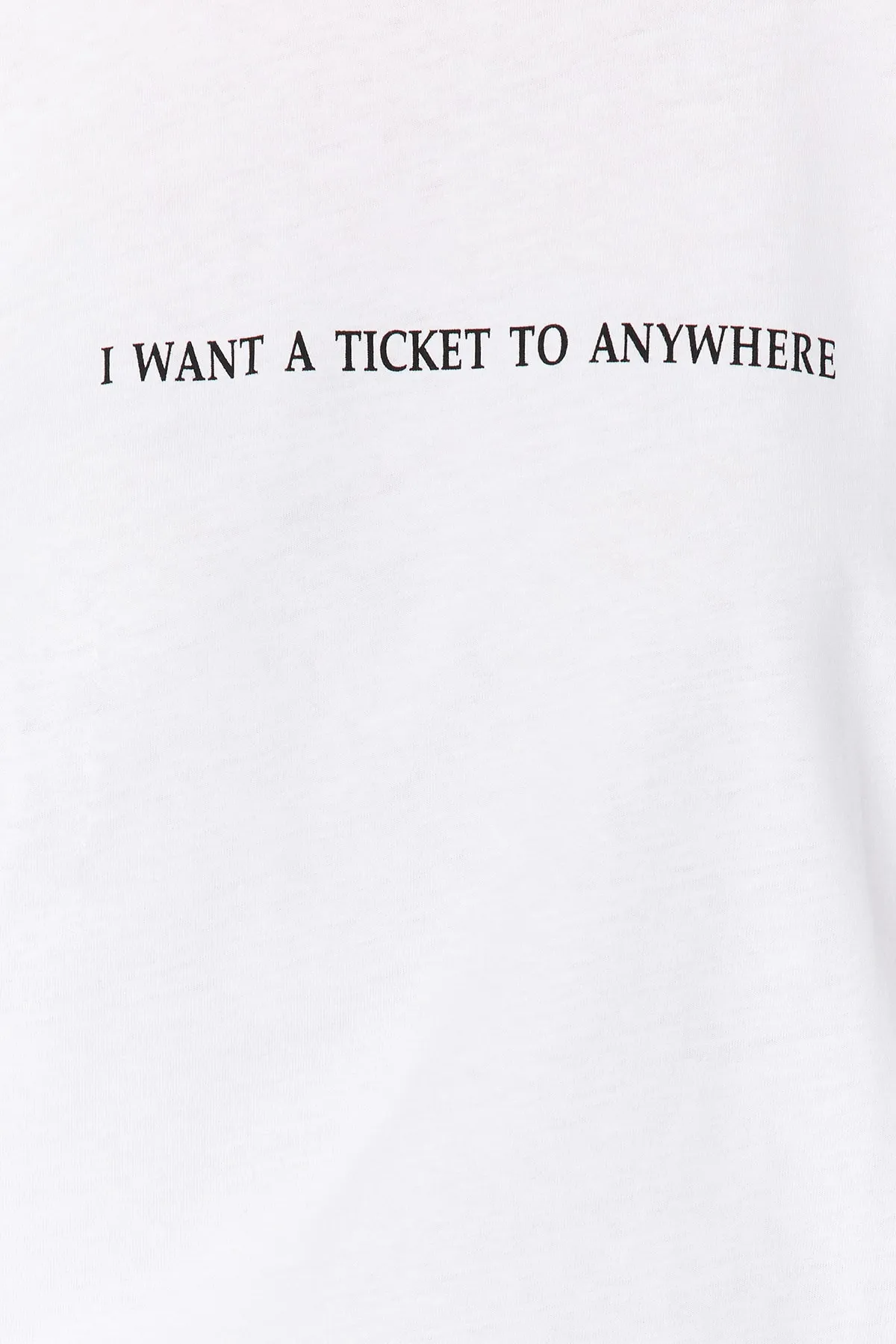 Trendyol Collection  Weißes, bequem geschnittenes Basic-Strick-T-Shirt mit Rundhalsausschnitt aus 100 % Baumwolle mit Slogan-Aufdruck TWOSS20TS0207