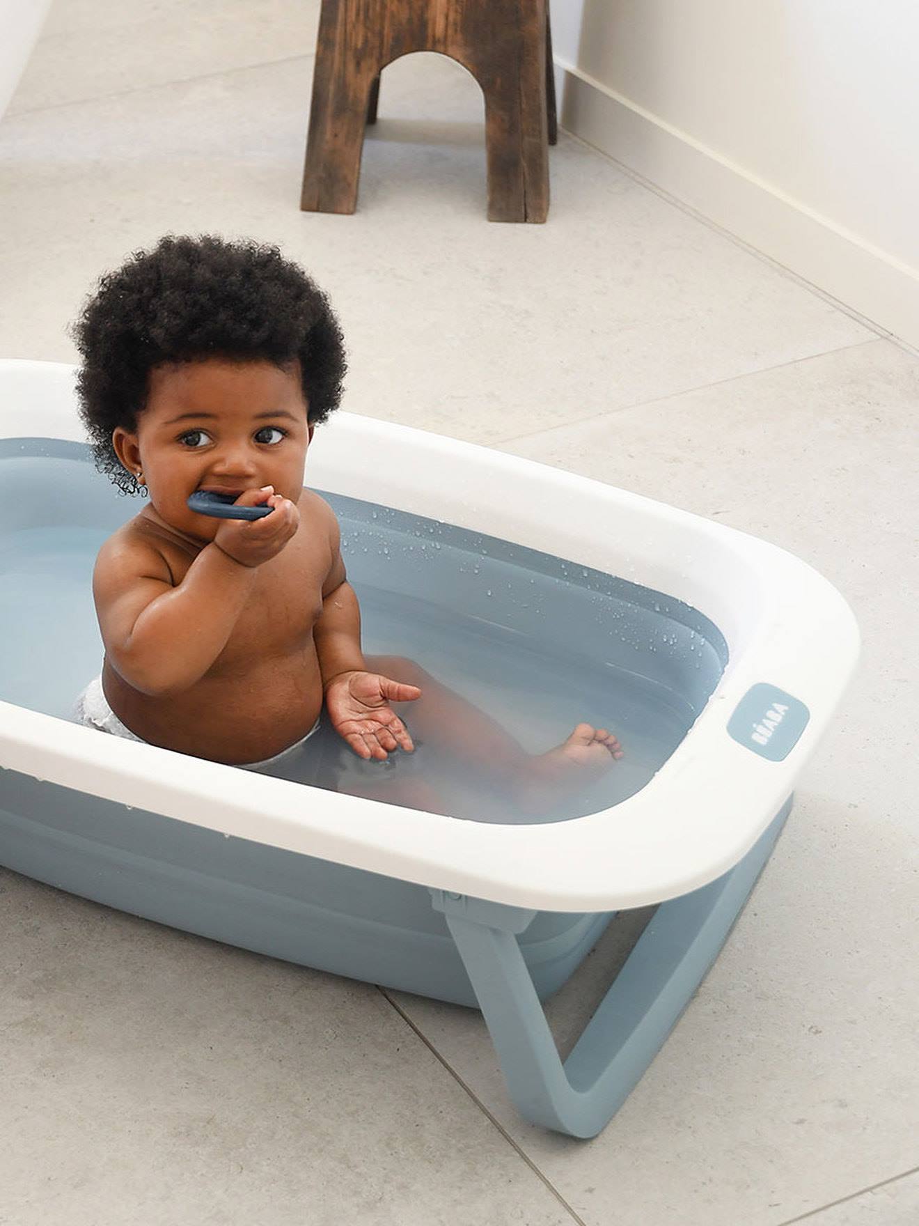 Beaba Faltbare Baby Badewanne Eazy Pop BEABA - blau