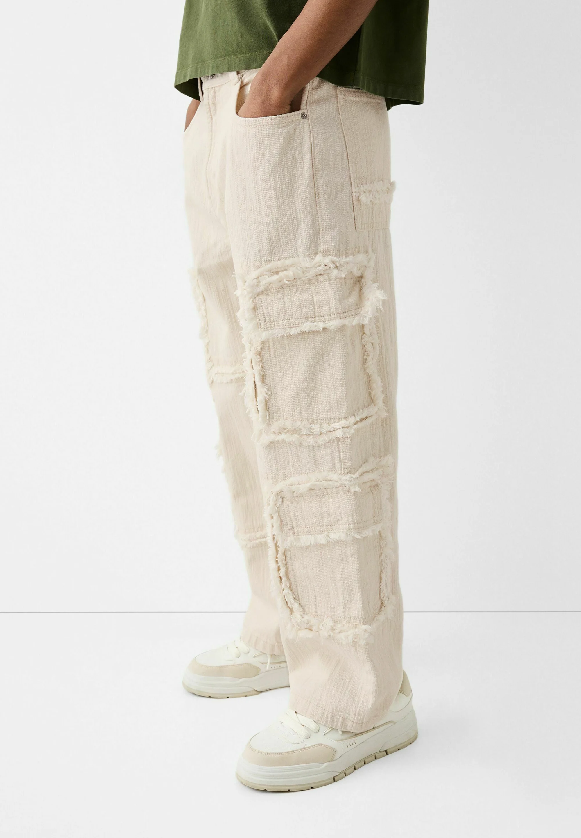 Bershka SUPER - Vaqueros holgados