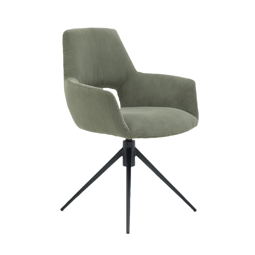Interliving Schalensessel 5605 Cord Grün