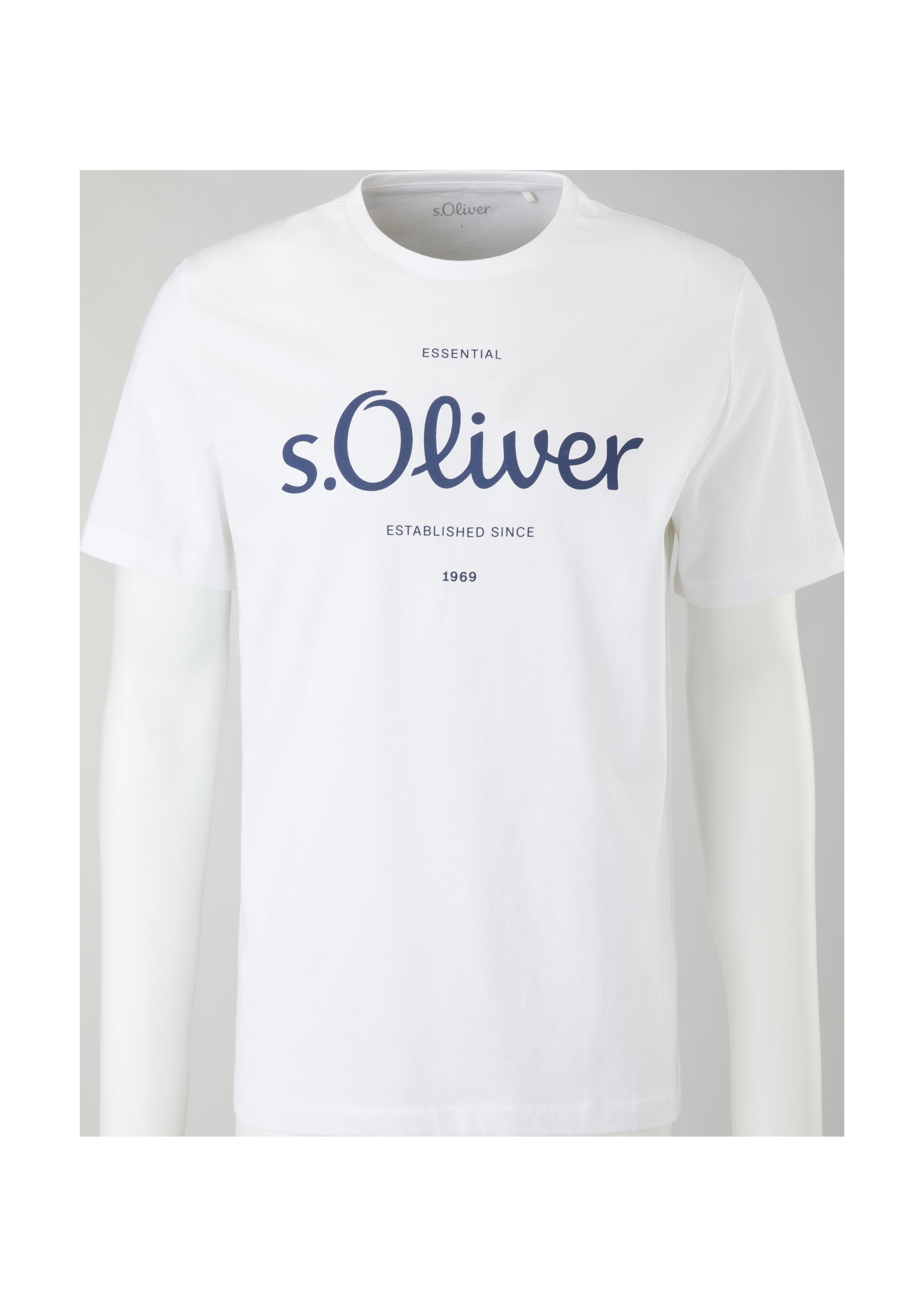 Labelshirt aus Jersey  03.899.32.6954-01D1