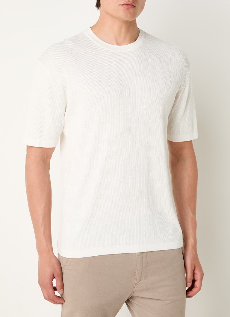 T-shirt girocollo in maglia fine DRYKORN Derico