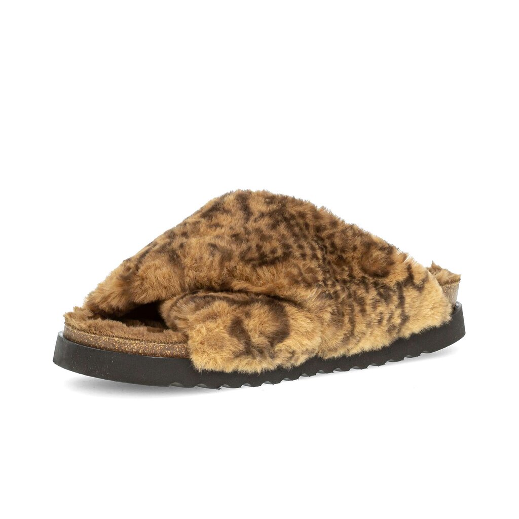 Gabor fashion Plüschhausschuh braun