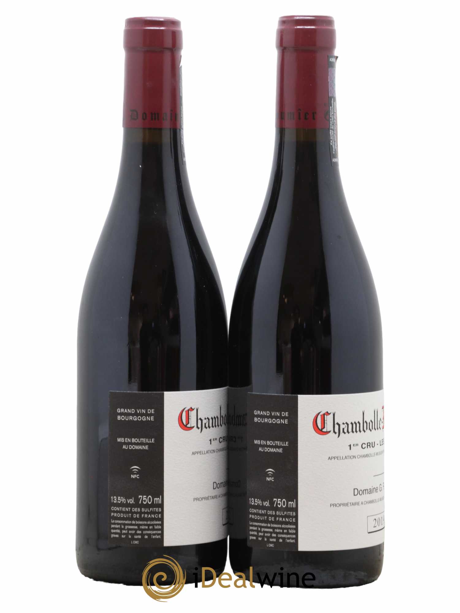 Chambolle-Musigny 1er Cru Les Cras Georges Roumier (Domaine)  2019 - Lot de 2 Bouteilles
