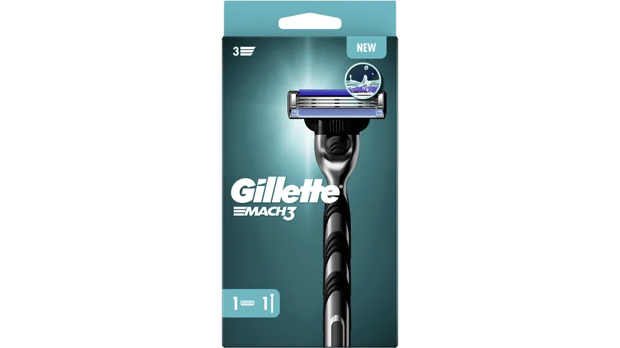 Gillette MACH3 Rasierer mit 1ner Klinge