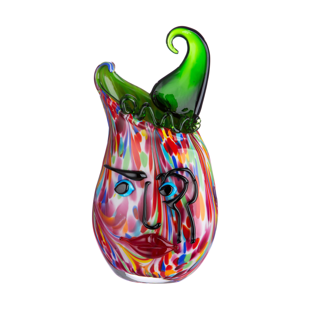 Vase Gesicht Venito bunt