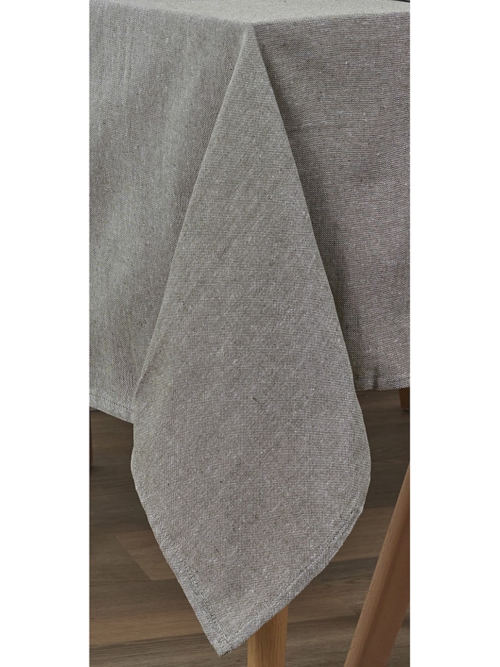 THE HOME DECO FACTORY Tischdecke in Khaki - (L)250 x (B)140 cm günstig kaufen onesize