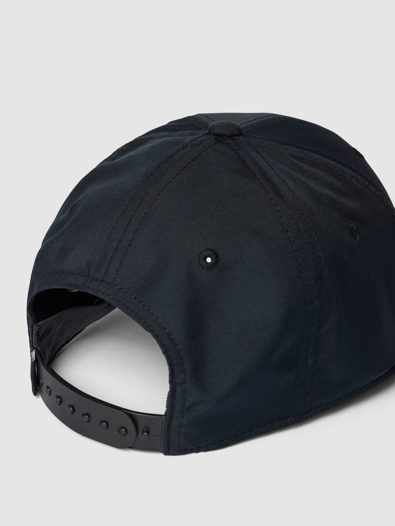 Basecap mit Label-Print in schwarz
