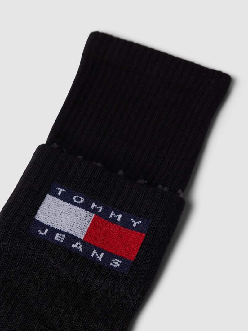 Socken mit Label-Details in schwarz