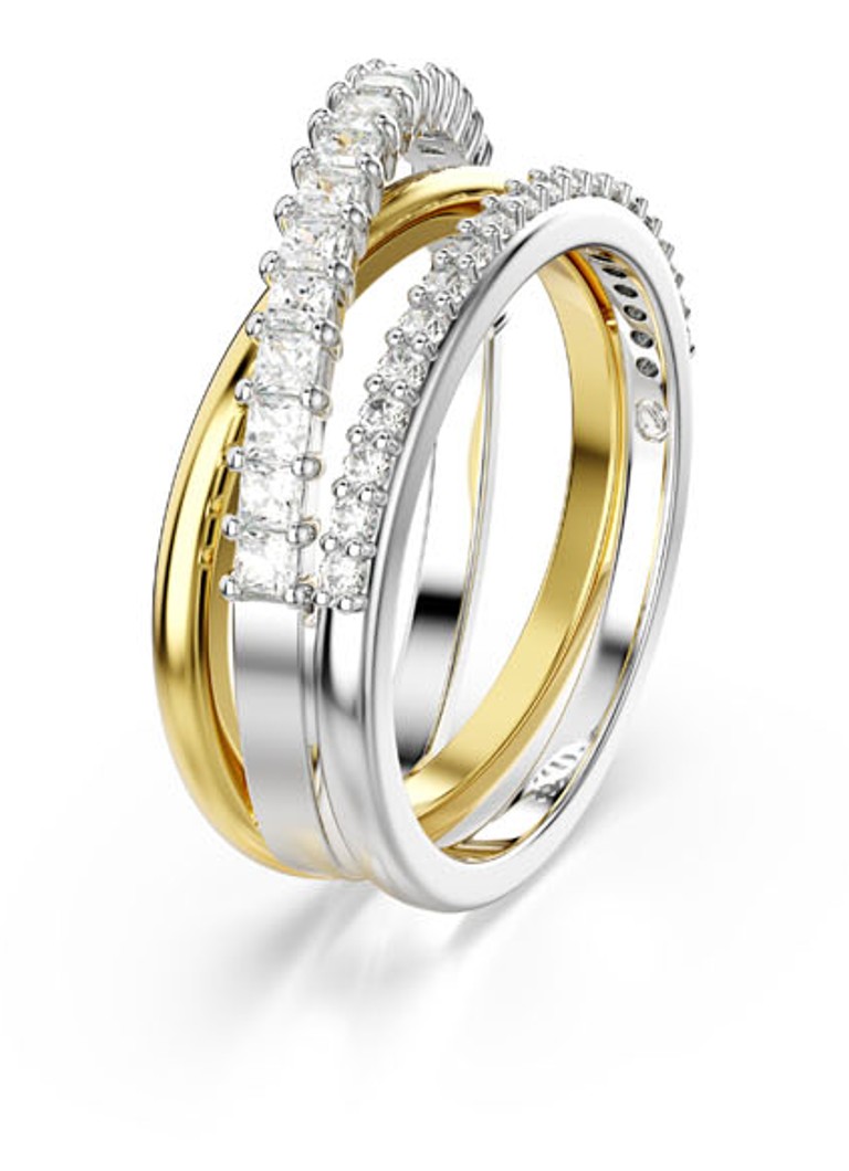 Inel Swarovski Hyperbola cu zirconiu cubic 60