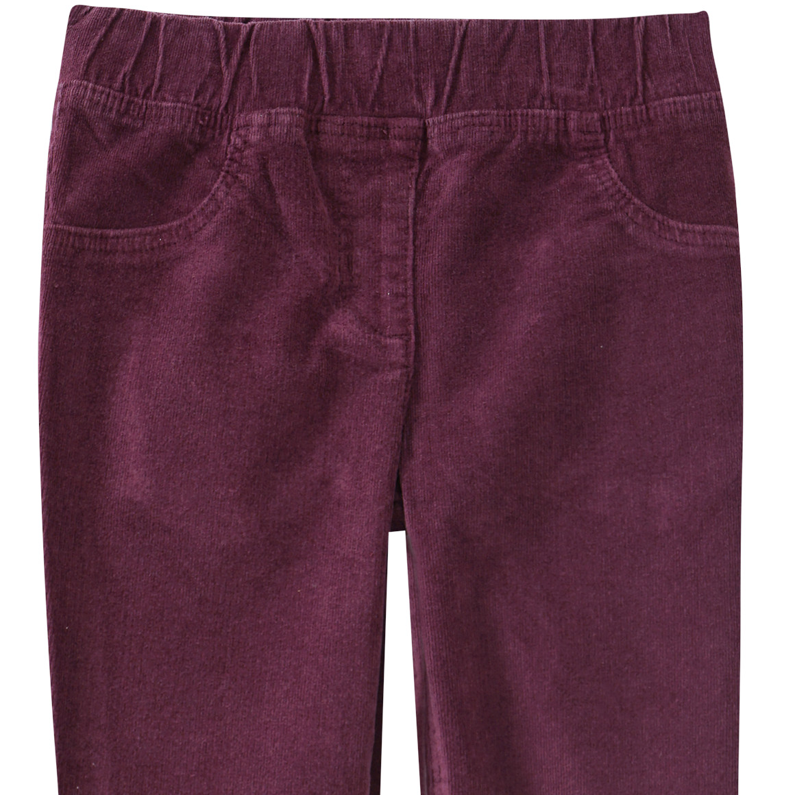 Mädchen Kord-Leggings mit Gesäßtaschen