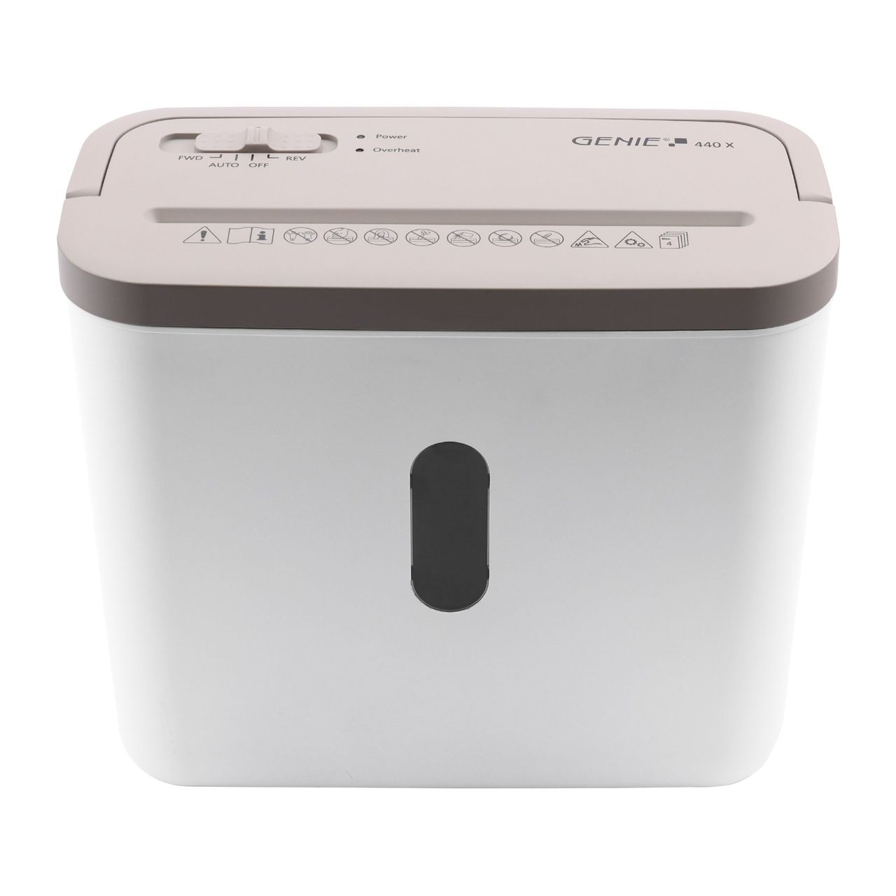 GENIE Aktenvernichter GENIE 440 X weiß/braun