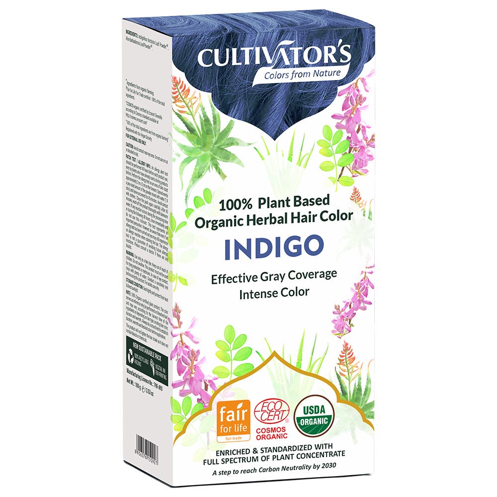 Cultivators Herbal Hair Color Indigo 100 g