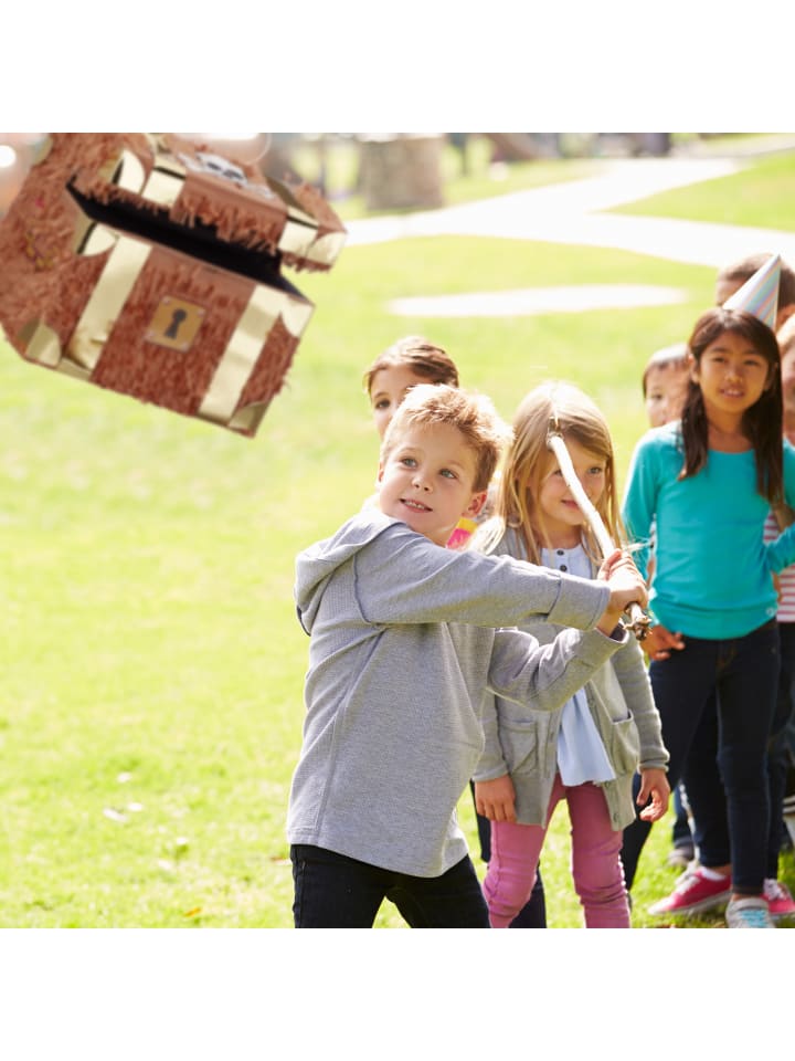 relaxdays Pinata Schatzkiste in Braun günstig kaufen onesize