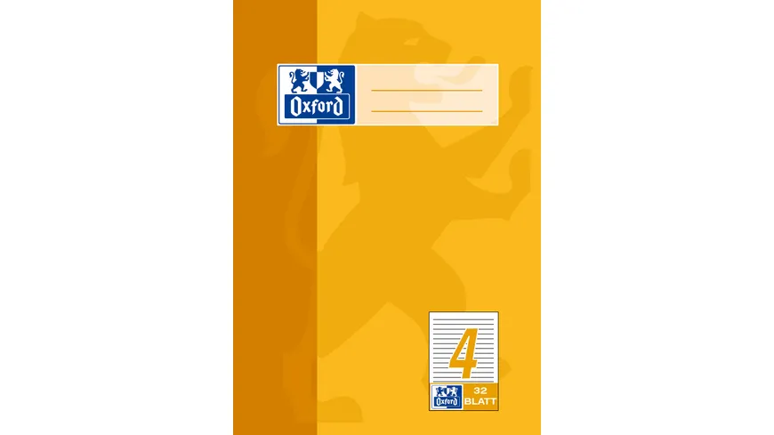 Oxford Heft A5 Lineatur 4 32 Blatt
