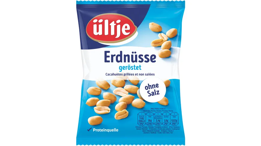 ültje Erdnüsse geröstet ohne Salz 200 g