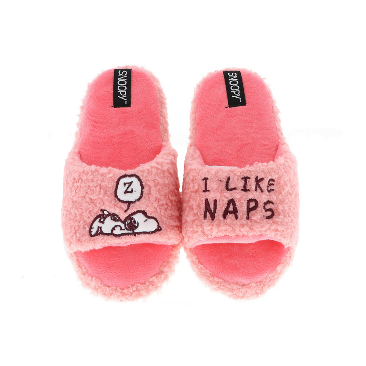 PEANUTS Snoopy Kinder Mädchen Damen Pantoletten Hausschuhe Pantoffeln pink/rosa